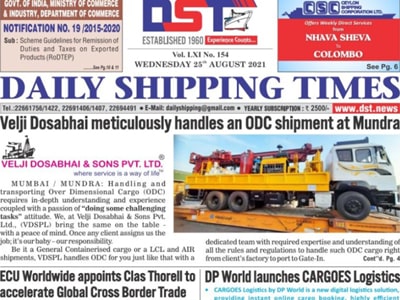 Velji Dosabhai meticulously handles an ODC shipment at Mundra