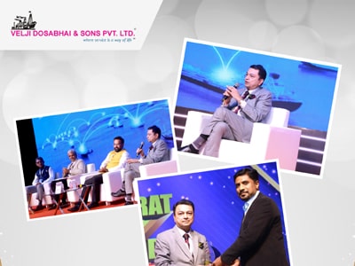 Mr. Prashant Popat, Director VDSPL in action as a panelist at the 10th Edition of Gujarat Star Awards 2023